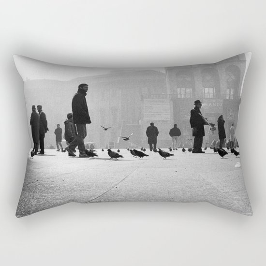 Duomo Square - Milan- Italy Photo by Andrea Scuratti Rectangular Pillow
