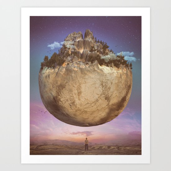 ONE (everyday 03.10.17) Art Print