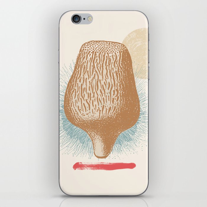 Abstract art gestual and organic sponge iPhone Skin
