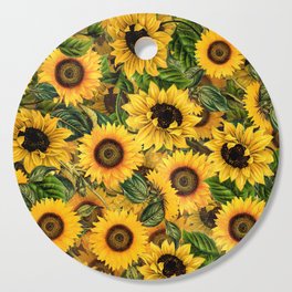 Vintage & Shabby Chic - Noon Sunflowers Garden Cutting Board