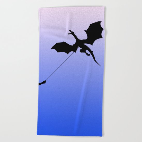 Magical Dragon Dragon Beach Towel