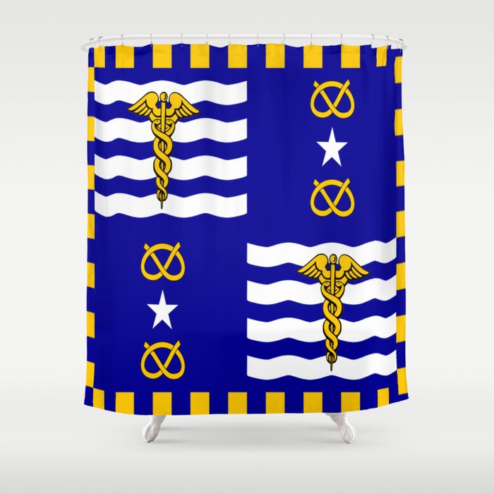 flag of Brisbane Shower Curtain