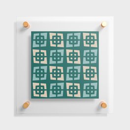 Cool Mid Century Modern Geometric Pattern 862 Floating Acrylic Print