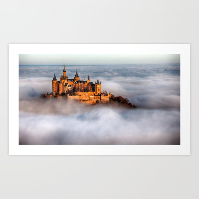 Wonderful Romantic Castle Ultra High Quality Art Print