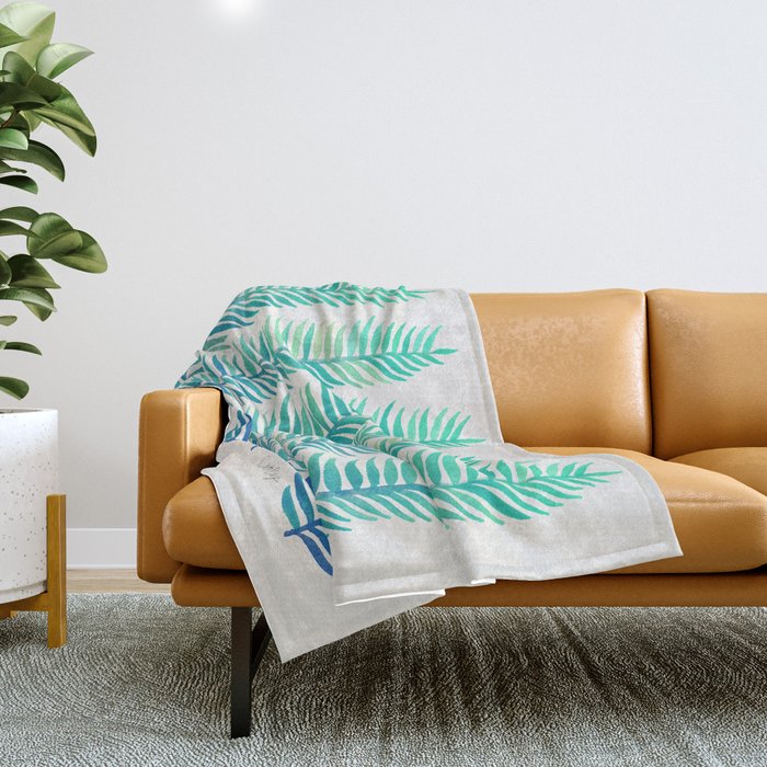 Seafoam throw blanket shop