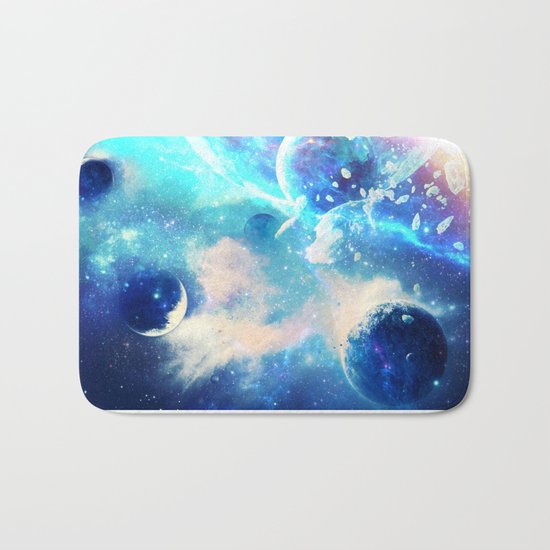 Planets Dimension Bath Mat