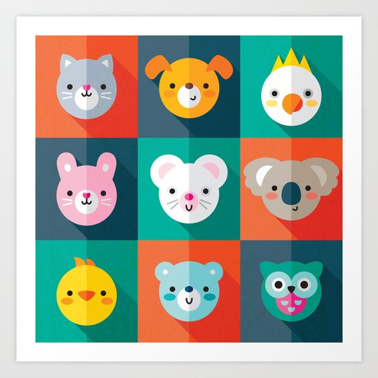 PET PARADE Art Print