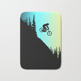 MTB Colors Bath Mat | Digital, Oil, Colors, Mtb, Enduro, Mountainbike, Ink, Rider, Ride, Sport 