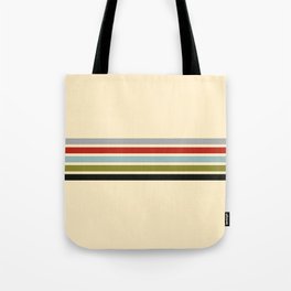 Abstract Minimal Retro Stripes 70s Style - Shigenaga Tote Bag