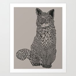 Wild Fox Art Print