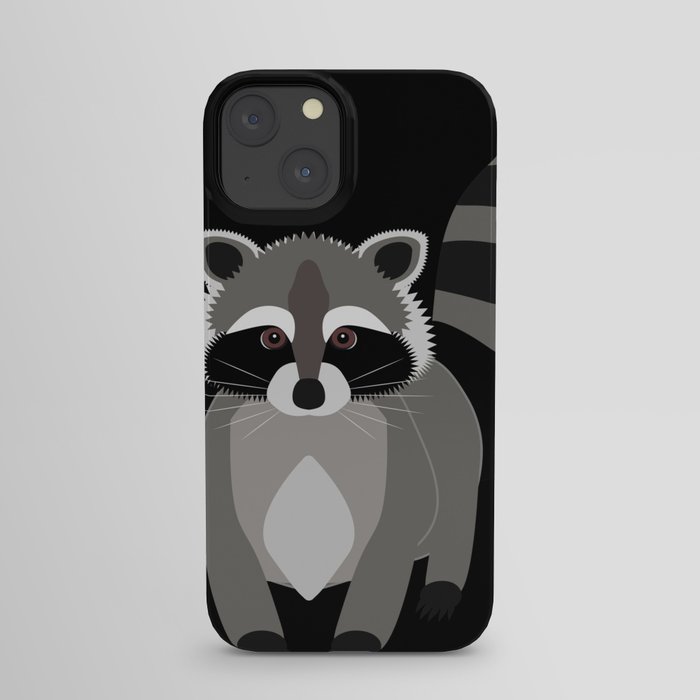 Raccoon in the Night iPhone Case