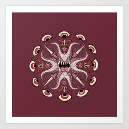 Mandala Monster Art Print