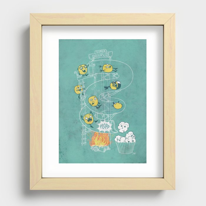 Waterslide Recessed Framed Print