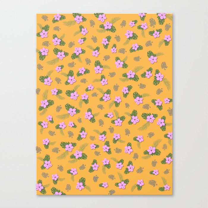 funky Flowers  Canvas Print