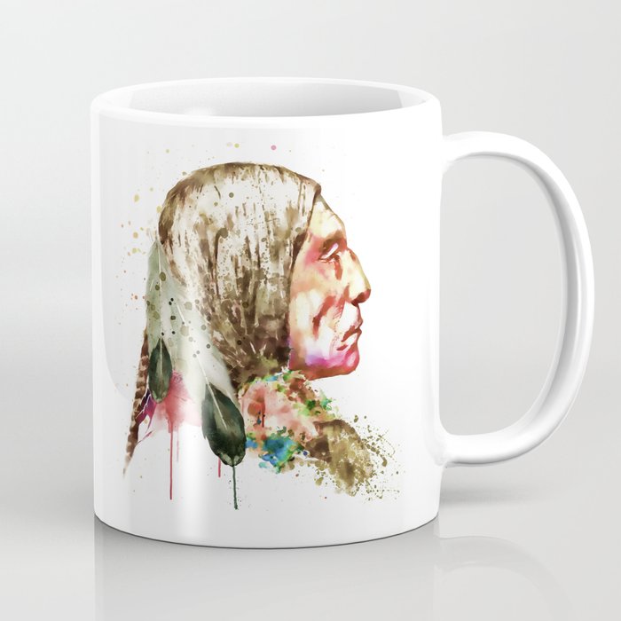 Native American Side Face Coffee Mug