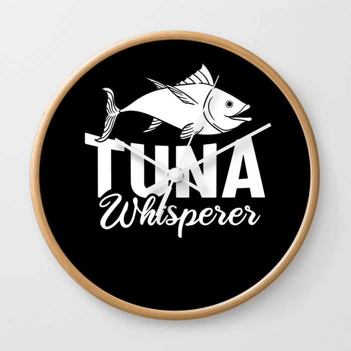 Red Tuna Fish Bluefin Fishing Salad Wall Clock