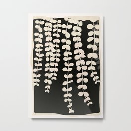 Minimal Abstract Leaves 17 Metal Print