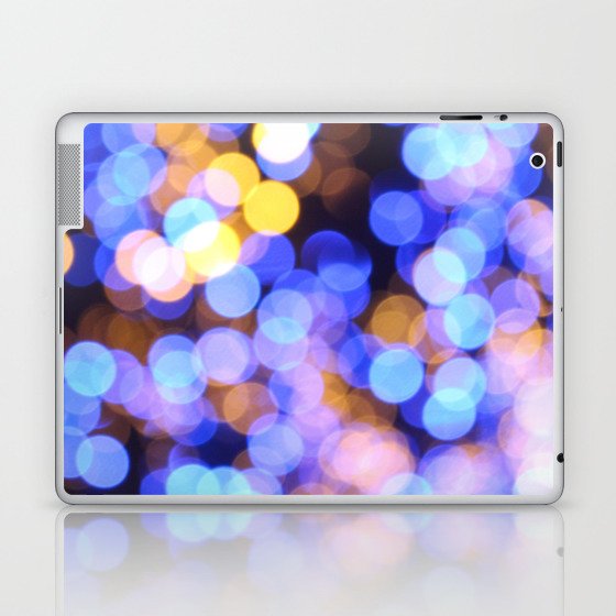 Purple Bubbles Laptop & iPad Skin