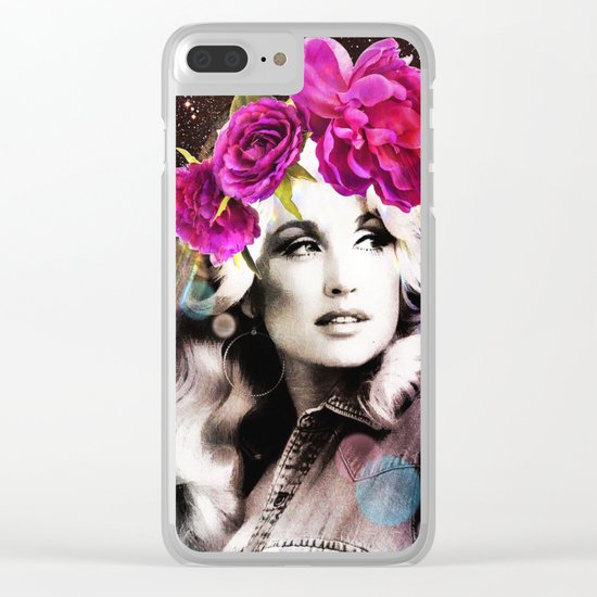 Holy Dolly (dolly parton) Clear iPhone Case