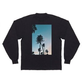 palms at sunset Long Sleeve T-shirt