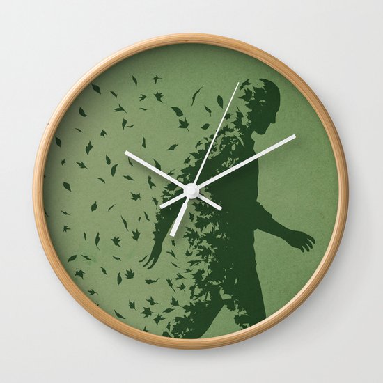 Blown Away Wall Clock