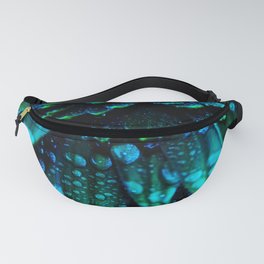 Gerbera Daisy Flower - Midnight Blue Floral Print - Flower photography by Ingrid Beddoes Fanny Pack