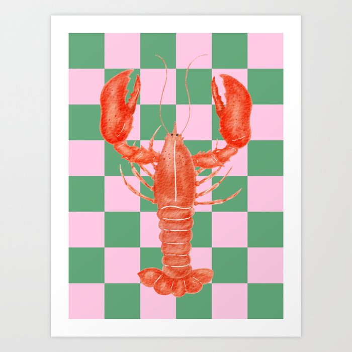 red lobster Art Print