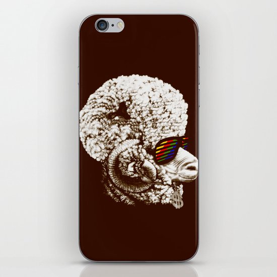Funky sheep iPhone & iPod Skin