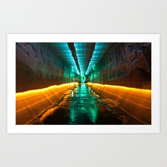 Raised Fist Art Print