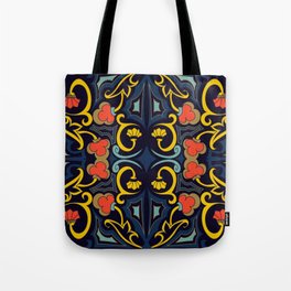 folk - persian design inspire - original intense colors Tote Bag