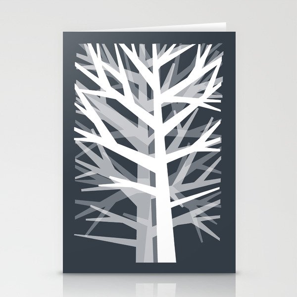 Winter Trees / 4 Stationery Cards