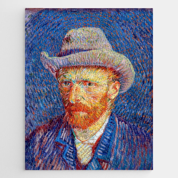 Vincent van Gogh Self Portrait with Grey Felt Hat Jigsaw Puzzle