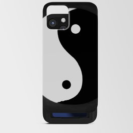 Yin and Yang BW iPhone Card Case