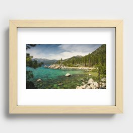 Sand Harbor, Lake Tahoe Recessed Framed Print