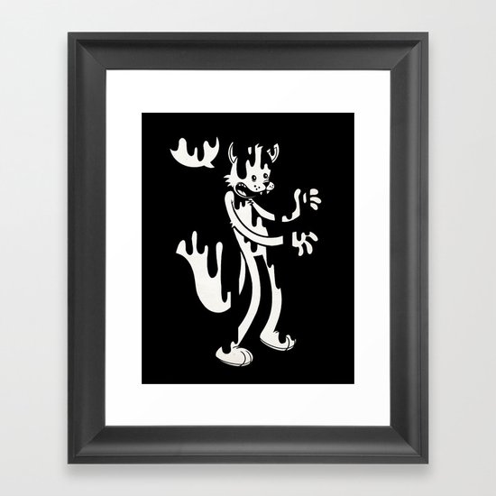 Cat Melt Framed Art Print