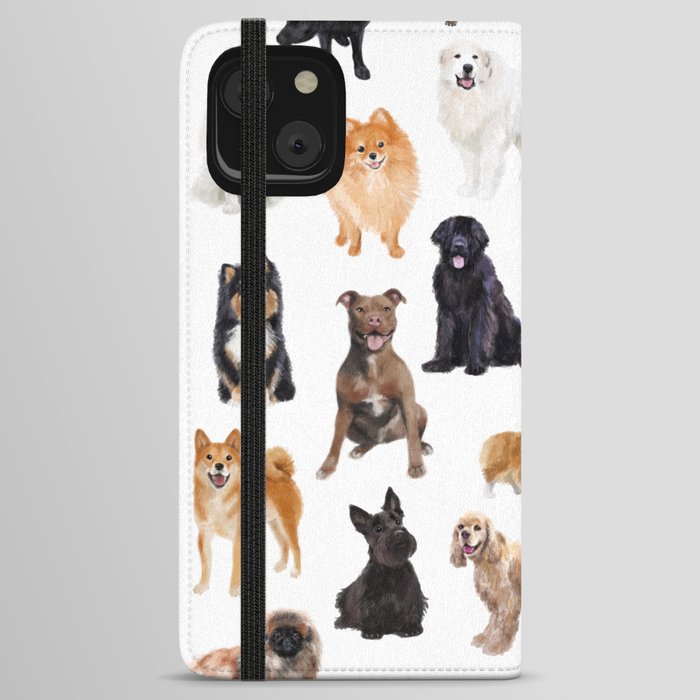 all the dogs iPhone Wallet Case