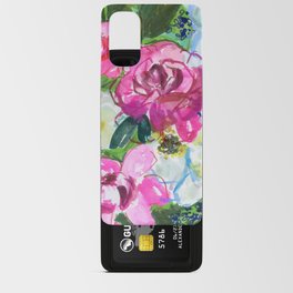 abstract flowers Android Card Case