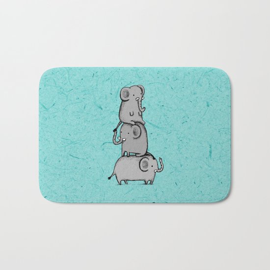 Elephant Totem Bath Mat