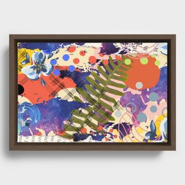 Tropical confusion  Framed Canvas