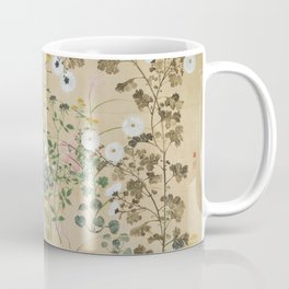 Japanese Edo Period Flowering Plants in Autumn - Ogata Korin Coffee Mug