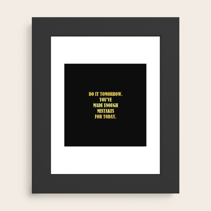 Framed Art Print