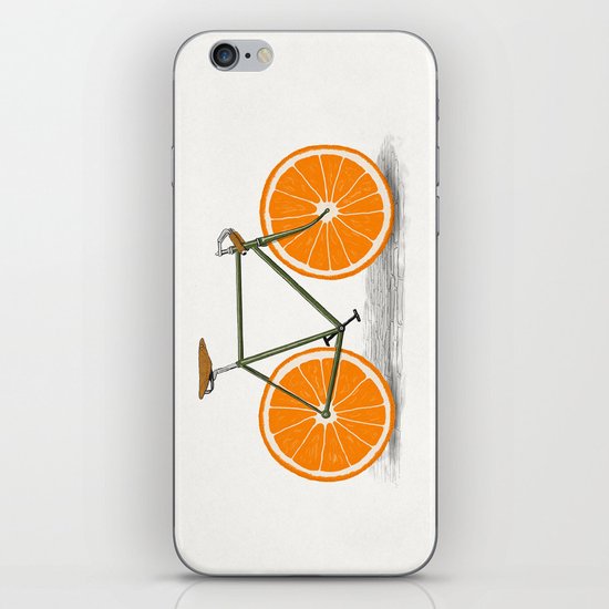 Zest (Orange Wheels) iPhone & iPod Skin