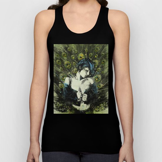 Black Pea Unisex Tank Top