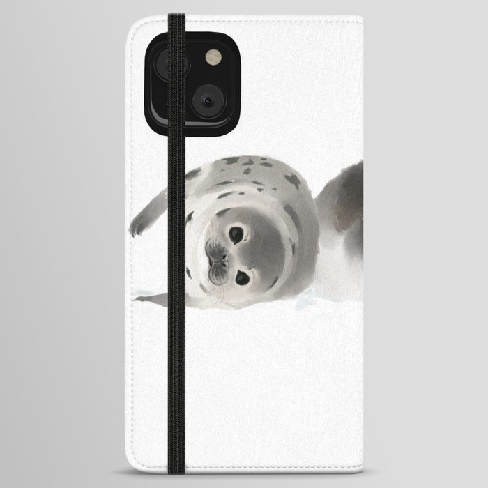 Three Seal Pups iPhone Wallet Case