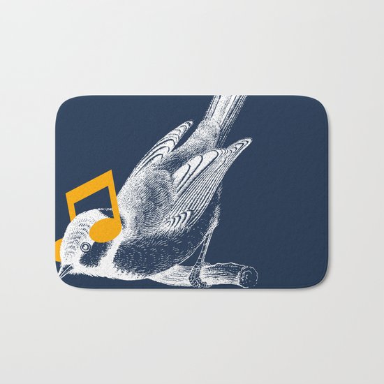 Listening to your heart Bath Mat