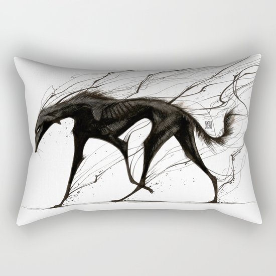 Raising Shadows Rectangular Pillow