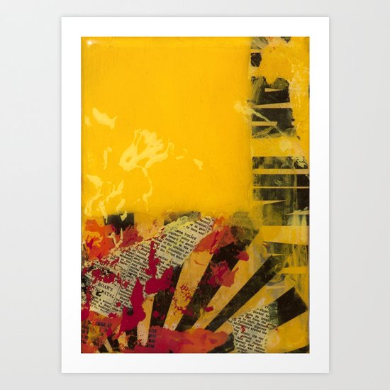 YELLOW 3 Art Print
