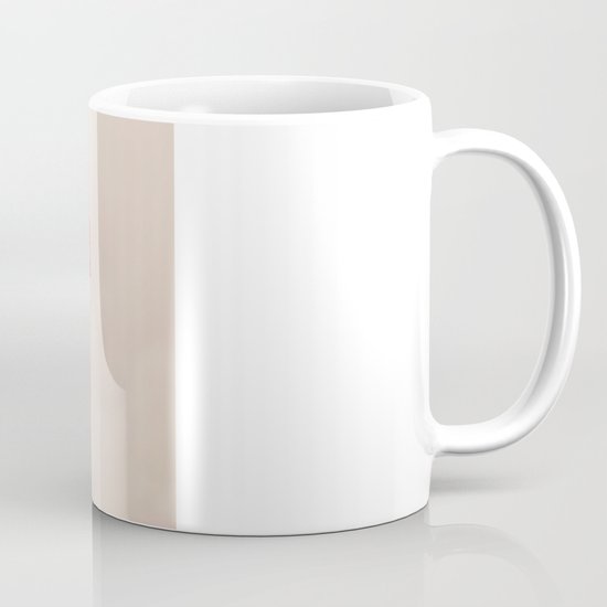 Like Light through Silk - peach / pink translucent poppy floral Mug