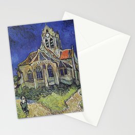 The Church at Auvers Stationery Card