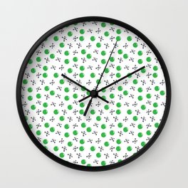 Jackstones Green and Grey Wall Clock